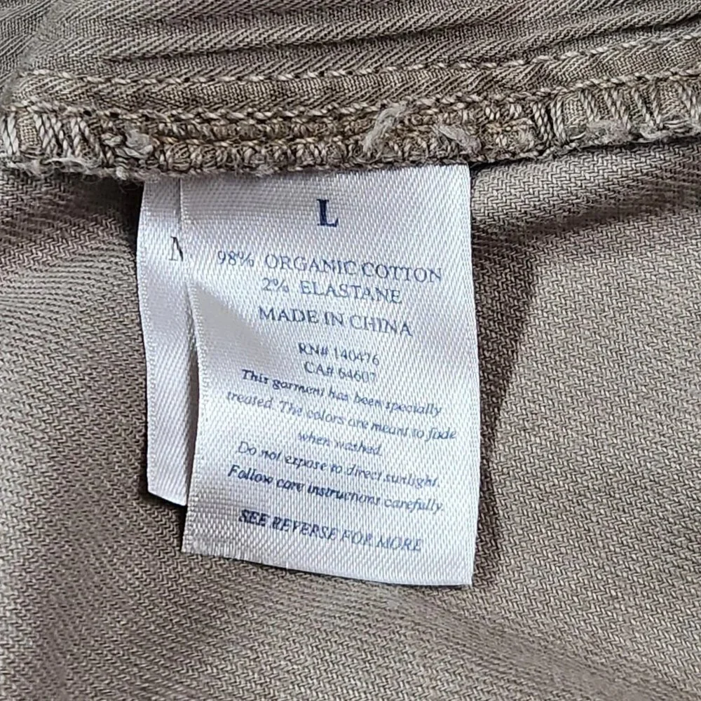 Faherty Men's Essential Drawstring Shorts Large Mountain cliff Organic Cotton